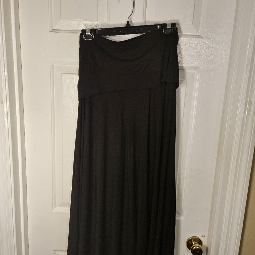 INC International Concepts Black Strapless Maxi Dress - Picture 6 of 9